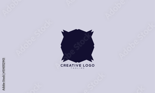 MOSAIC PATTERN Abstract initial monogram letter alphabet logo design