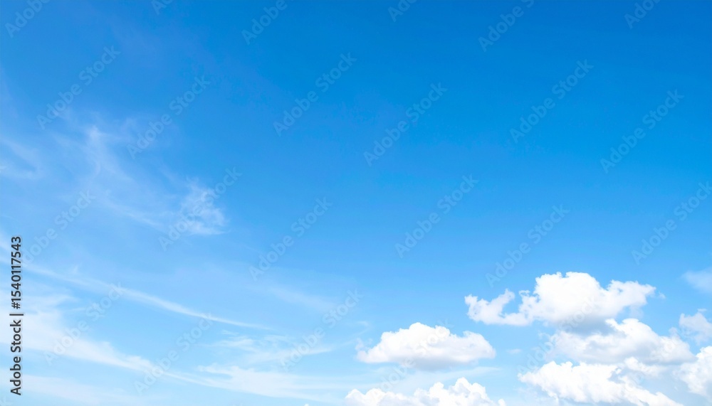 Fototapeta premium 青い空と白い雲