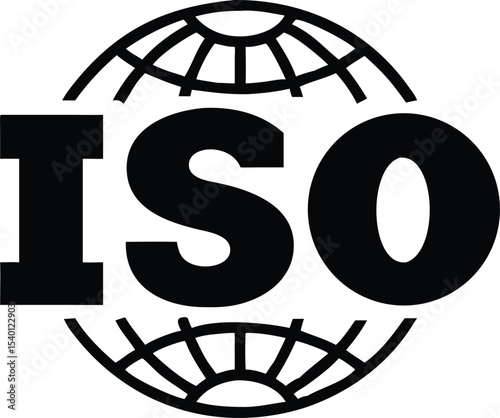 ISO 9001:2015 certified symbol vector illustration, Certified Company Certificate ISO 9001:2015, Quality Certificate, ISO mark certification, International organization for standardization logo vector