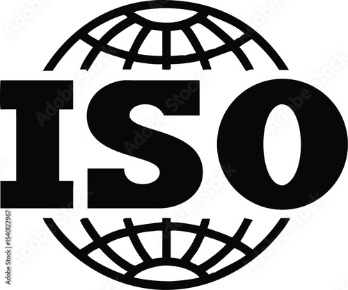 ISO 9001:2015 certified symbol vector illustration, Certified Company Certificate ISO 9001:2015, Quality Certificate, ISO mark certification, International organization for standardization logo vector