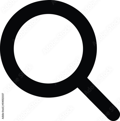 Search Icon vector illustration, magnifying glass symbol, search icon clip art , zoom in and zoom out symbol, Magnifying glass sign isolated