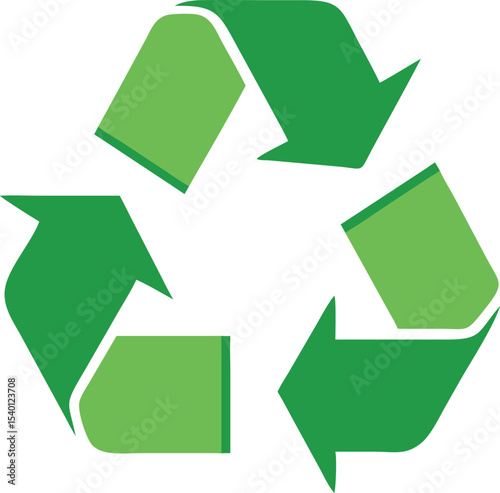 Recycle sign vector illustration, Set of packaging products symbols, packaging labels, information sign of recycling, cycle green symbols, Recycle icon symbol, Recycling and rotation arrow icon pack.