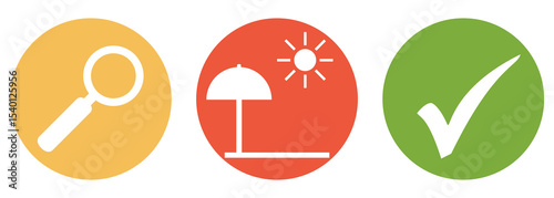 Urlaub suchen und finden - Button Banner