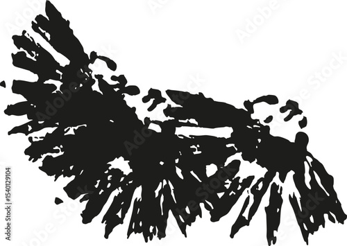 Brushstroke mark abstract shape Ink Blot