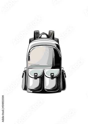 'Men's Backpacks, They're designed for carrying essentials for a single day's activities, Compact Size: Usually between 15-30 liters capacity. Lightweight: Easy to carry for extended periods, black 
