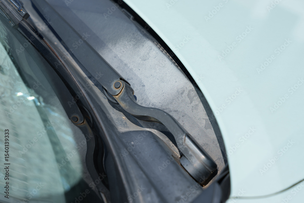 Obraz premium 劣化した自動車のパーツ