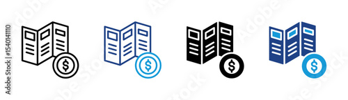 Financial Brochure Icon