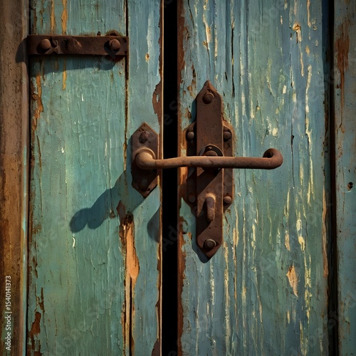 old door lock