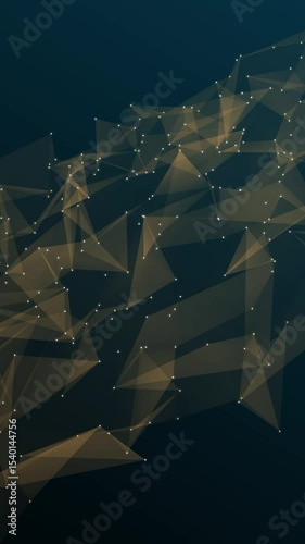 Abstract futuristic communication glowing network business technology science plexus  background loop music medical concept