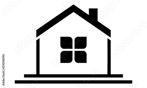 simple home property logo