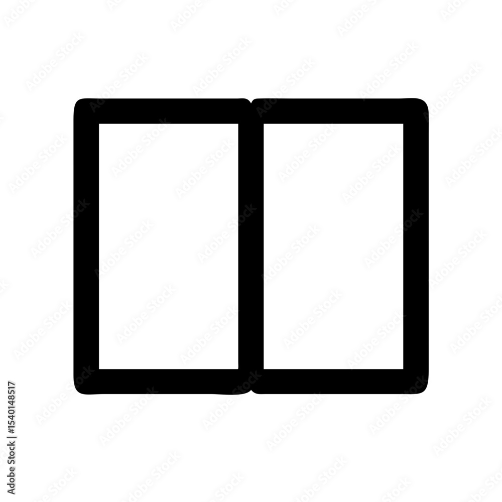 Book with x icon vector illustration Book with x icon vector illustration
