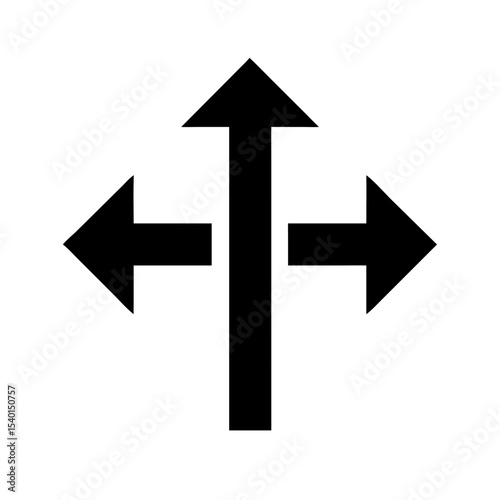 Alternative directions icon vector illustration