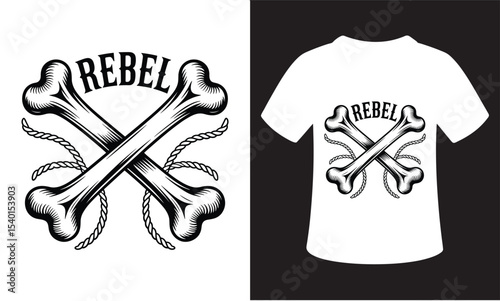 skeleton t shirt design