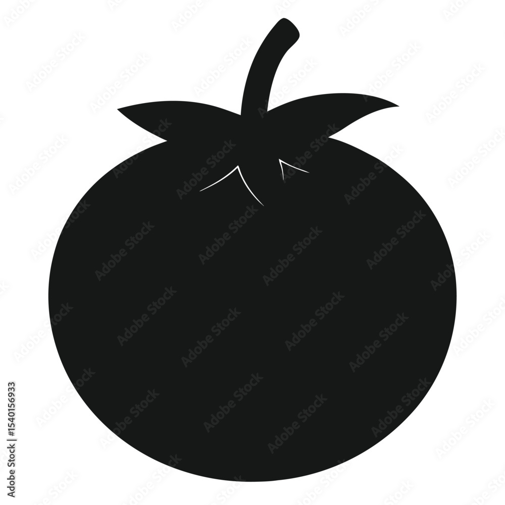  Tomate black silhouette
