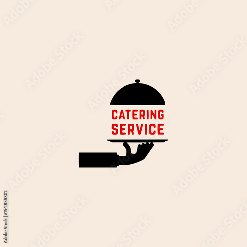 Catering service icon flat vector design.