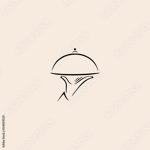 Catering service icon flat vector design.
