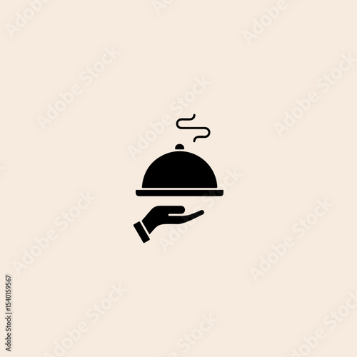 Catering service icon flat vector design.