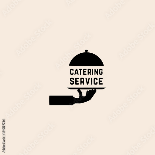 Catering service icon flat vector design.