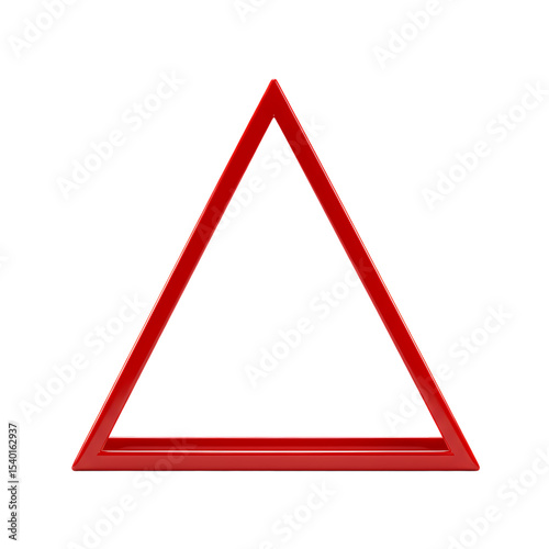 Free Download Red Triangle Graphic Element isolated on transparent bacckground - GFXLoad