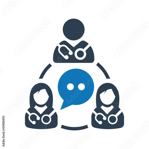 Doctor group chat icon