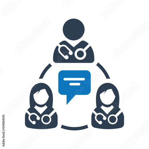 Doctor group chat icon
