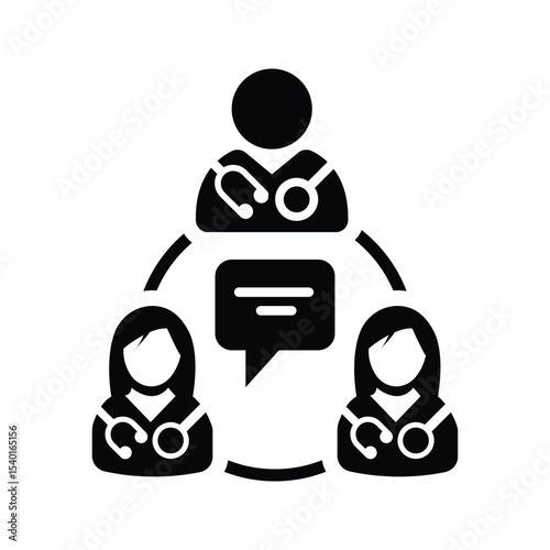 Doctor group chat icon