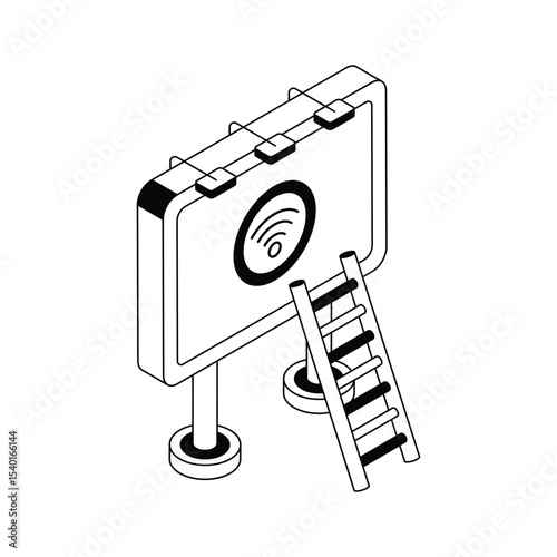 Have a look at this isometric smart billboard