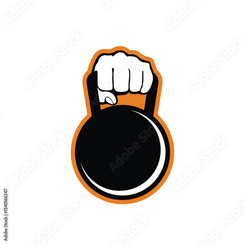 gym abstract logo modern style