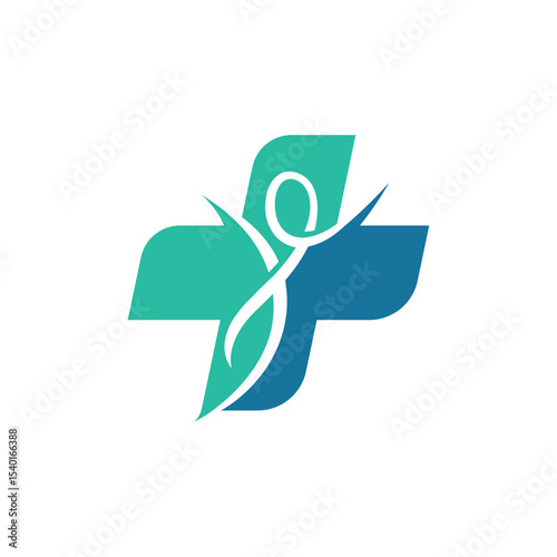 health abstract logo modern style