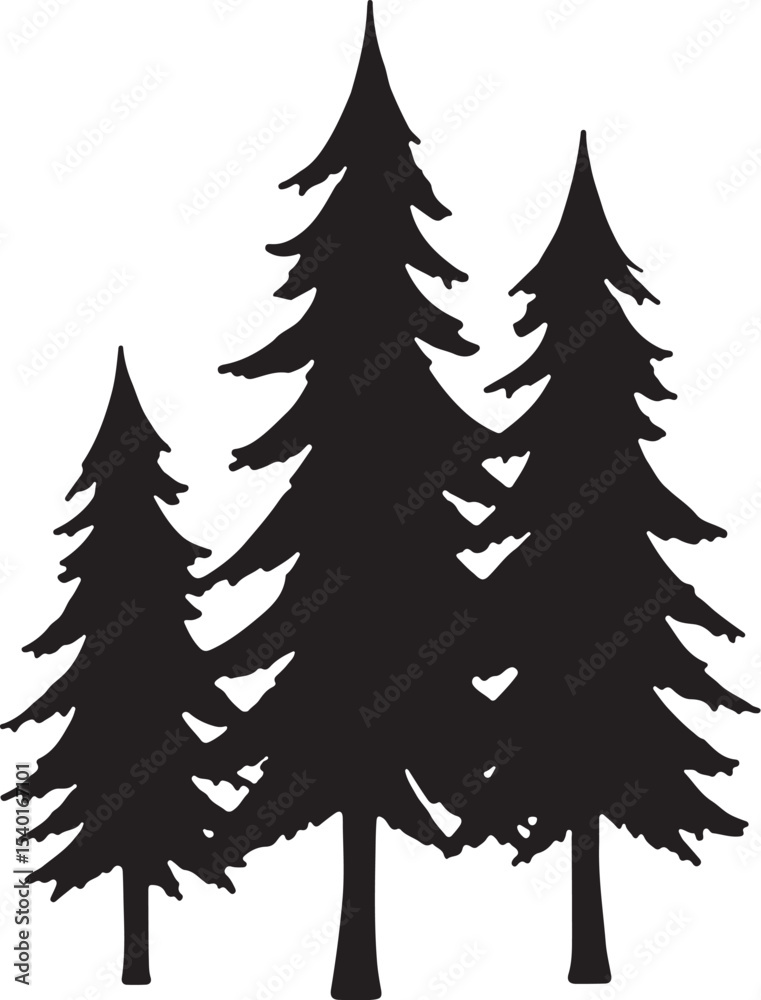 Obraz premium mountain hiking vector bundle