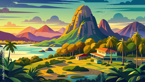 Mount Beerwah im Glasshouse Mountains National Park in Queensland, australien Very beautiful