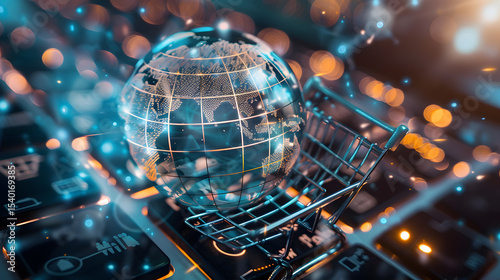 Global e-commerce marketplace interface, E-commerce platform offering global warranty and support
