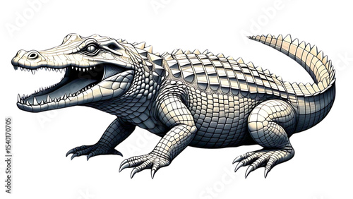 crocodile vector illustration