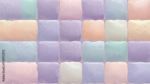 Pastel watercolor squares background texture pattern for design and art use