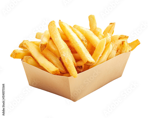 French fries in a container 