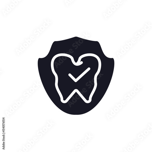 teeth protection icon collection .design style with background
