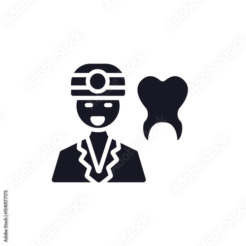 dentist icon collection .design style with background