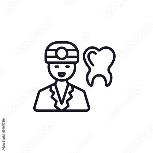 dentist icon collection .design style with background