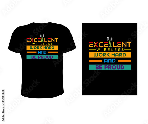 excellent t shirt design free vector for man and women.