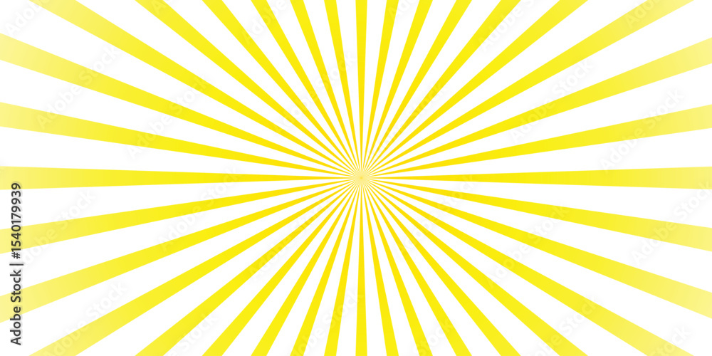 Fototapeta premium Radiant sunburst background design featuring yellow and white bursting rays perfect for various creative projects and applications