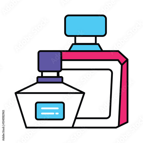 Perfume Vector Filled outline illustration style icon. EPS 10 file 