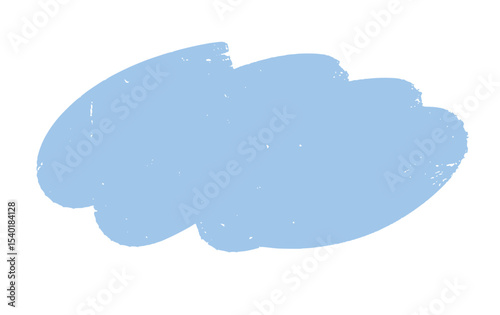 Sky Blue Paint Stroke