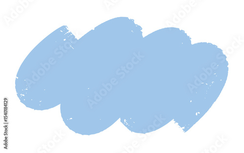 Sky Blue Paint Stroke