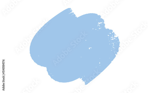 Sky Blue Paint Stroke