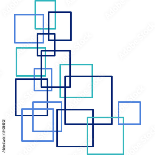 Geometric Rectangle Corner