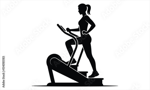 Modern fitness gym vector graphics equipment and logos