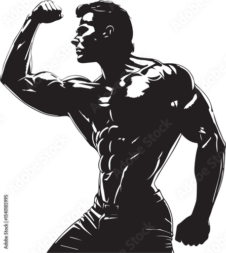 body builder,baseball player silhouette vector, gym player wwe gymer vector	