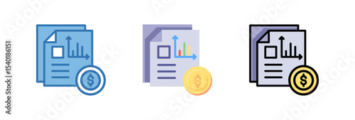 Financial Report Icon