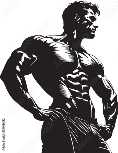 body builder,baseball player silhouette vector, gym player wwe gymer vector	