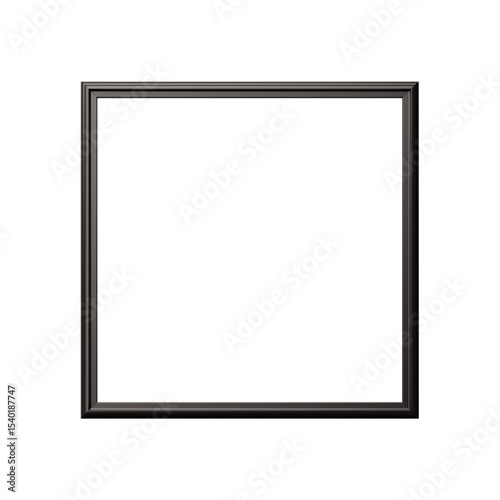 blank photo frame isolated